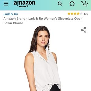 Lark & Ro Sleeveless Top